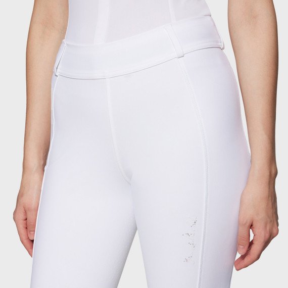 Samshield Tallia Ridebukse Hvit Fullgrip