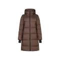 Trolle Projects Long Goose Down Jacket Female 2.0 - Terra Brown