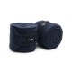Trolle Projects Essential Fleece Bandasjer, 2 pk - NAVY