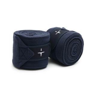 Trolle Projects Essential Fleece Bandasjer, 2 pk - NAVY