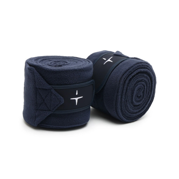 Trolle Projects Essential Fleece Bandasjer, 2 pk - NAVY