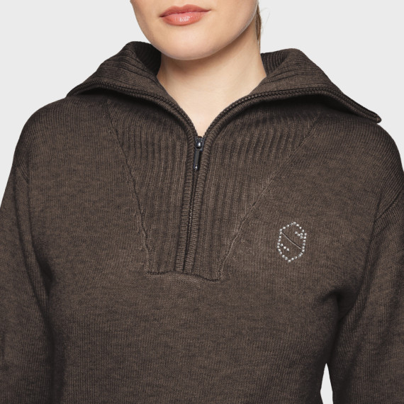 Samshield Genser SUZANNE pull over - Mocha brun